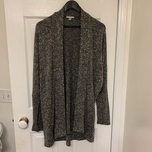 HALSTON Marled Grey Cardigan